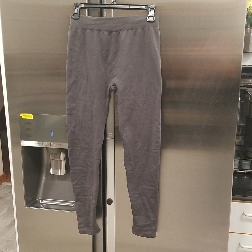 💕DELIA'S💕 Fleece Lined Hig Rise Leggings Charcoal Gray One Size